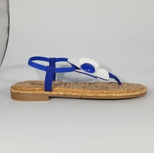 NR Rapisardi Thong Sandal w Elastic Bands & Flower